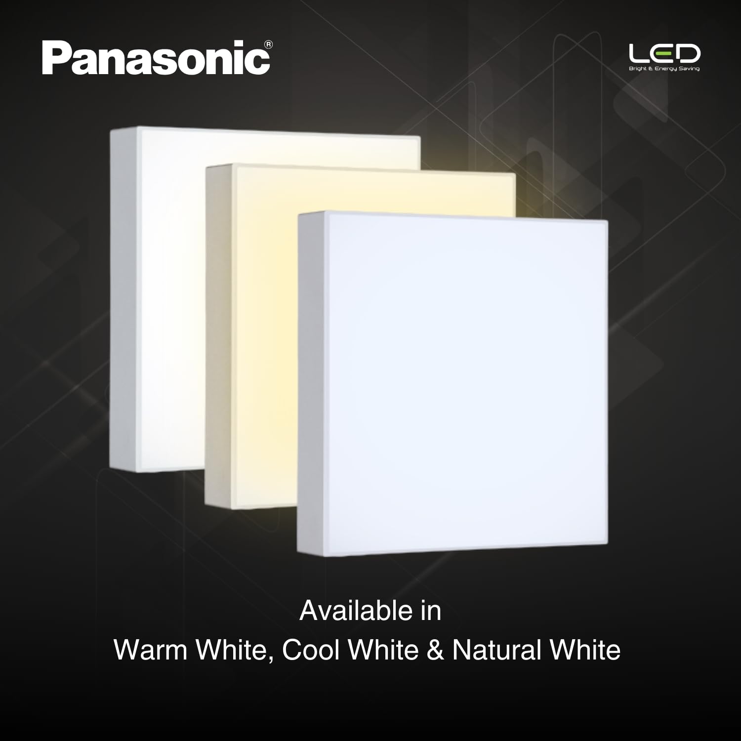 Panasonic 18 Watt LED Rimless Surface Panel Light | Elegant
